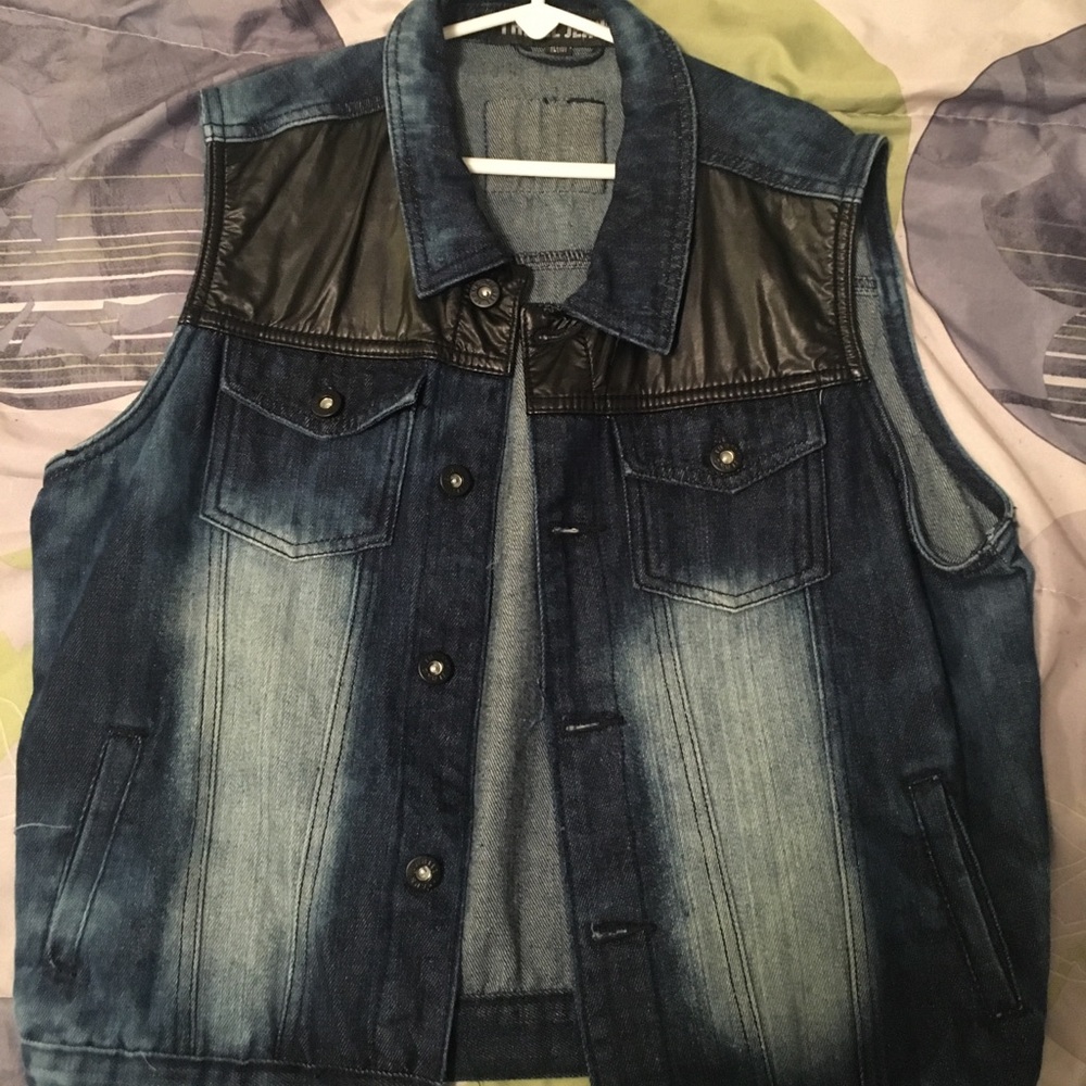 Boys XL Denim Vest Jacket